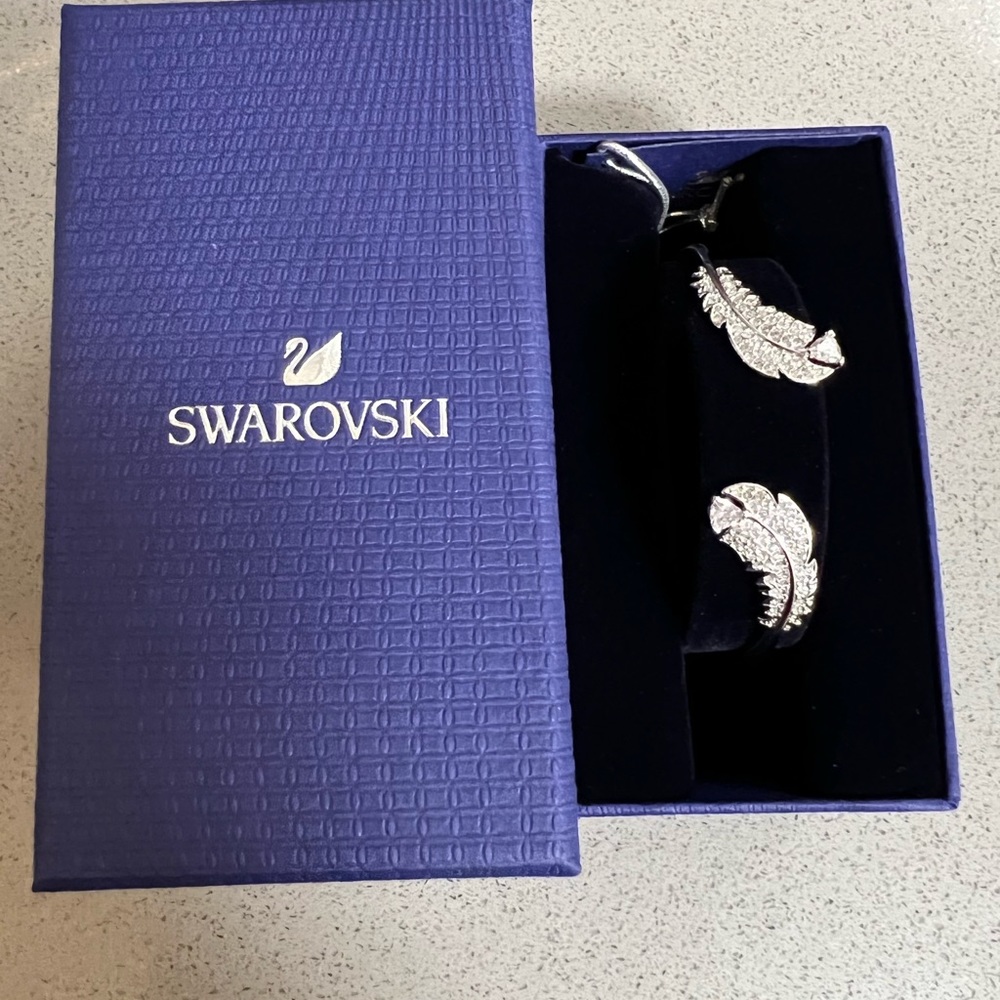 Swarovski Feather Nice Bangle S
